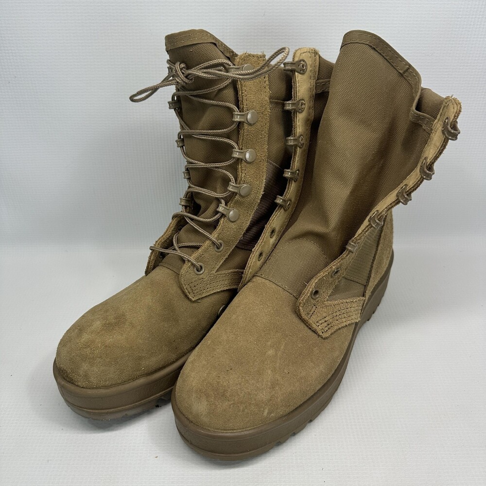 Altama Hot Weather Army Combat Boots Mens Size 6.5 Coyote Brown Suede USA 798
